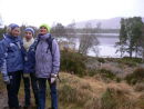My three lovely girls.......Half way round Loch Morlich.."Will we ever get there?"